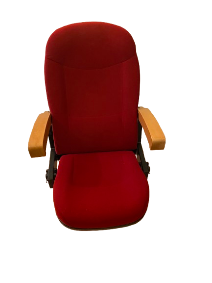 Fauteuil de cinéma — vue de face